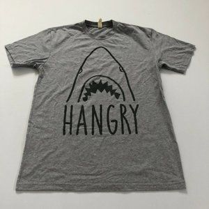 Hangry Shirt Men's S Gray Crew Neck Short Sleeved Shirt Size Small S